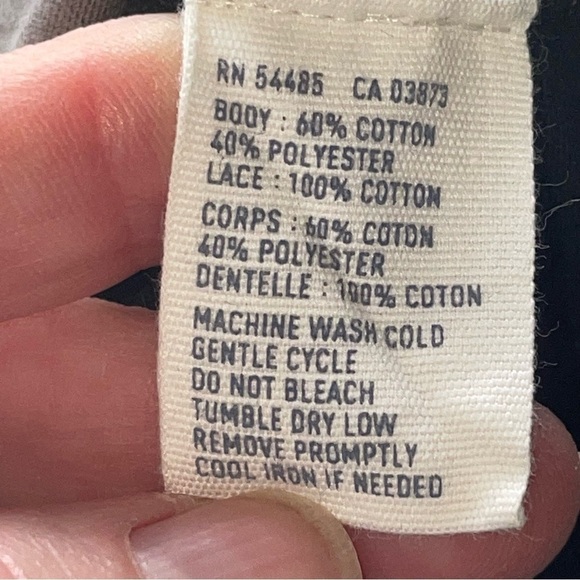 American Eagle Sleeveless Lace Overlay Top Keyhole Back Size Medium - Picture 7 of 9